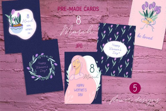 Download March 8 Greeting Cards | Women’s Day - Greeting card Collection