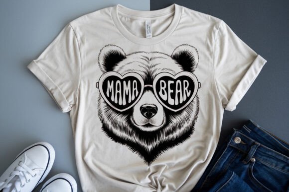 Download Mama Bear Face Sunglasses Mother's Day - Mother's day Collection